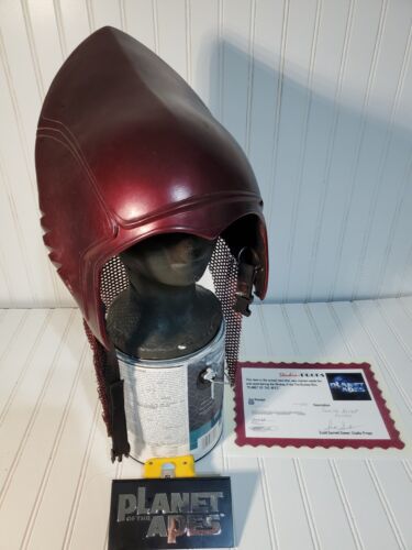 Planet of the Apes 2001 Gorilla Soldier Armor Helmet Genuine coa Wardrobe Prop