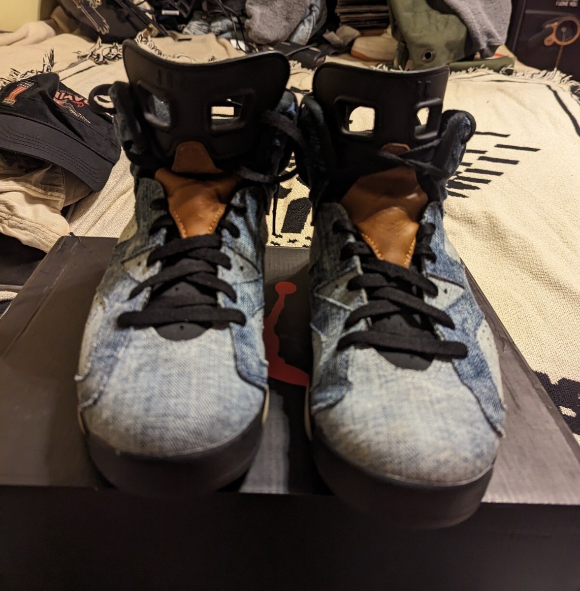 Retro \'Washed Denim\' Jordan 6\'s (9.5) s-l400.jpg main image 3