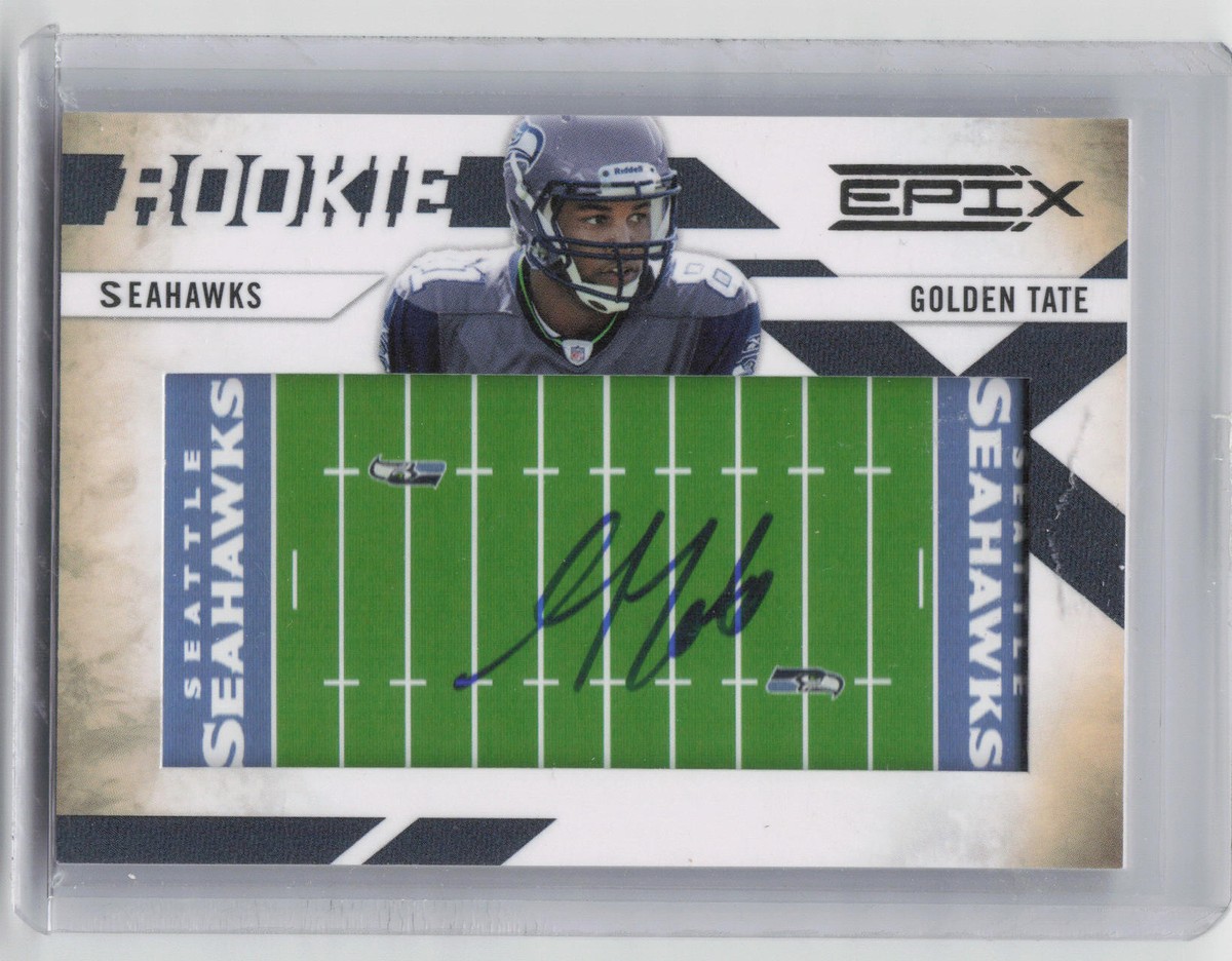 2010 Panini Epix #222 Golden Tate RC Rookie Field Auto #287