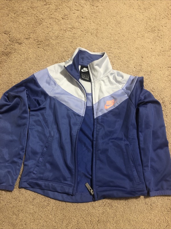 Nike Girls 6-7 Jacket Blue