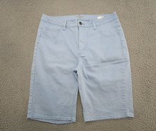 Lee Riders Women's Stretch Denim Light Sky Blue Capri Jeans Size 14 Medium