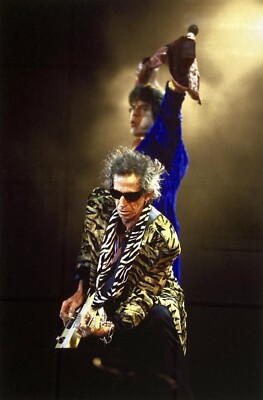 ROLLING STONES 'Live' Photograph - Mick Jagger / Keith Richards 6''x4'' reprint