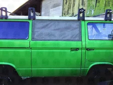 T25 Sliding door Window Mosquito Net with Grey leather and magnets C9682G