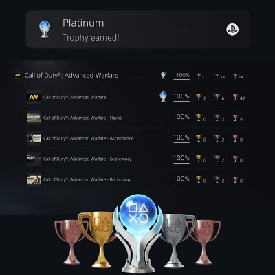 Advanced Warfare | Platinum Trophy + All DLC | PS4/5