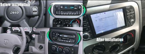 Car GPS Radio Navi Stereo For Jeep Grand Cherokee Dodge RAM Chrysler Carplay - Picture 5 of 9
