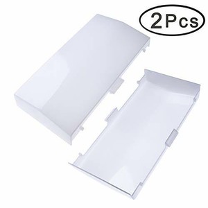 Ventilador del baño Ventilador Luz Cubierta de la lente 2 piezas para