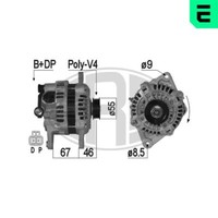 ERA Lichtmaschine Generator 80A 14V FüR Mazda MX-5 II 1.6 16V 1.8 1.9 2.0