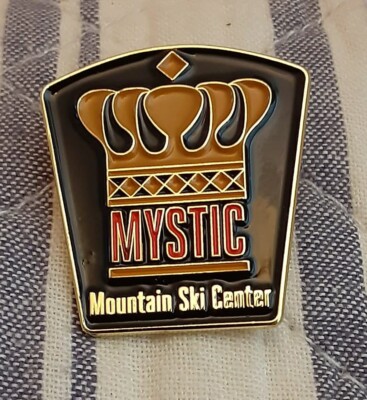 MYSTIC MOUNTAIN Ski Pin Lost Ski Area 1961 - ~1974 New Woodstock New York