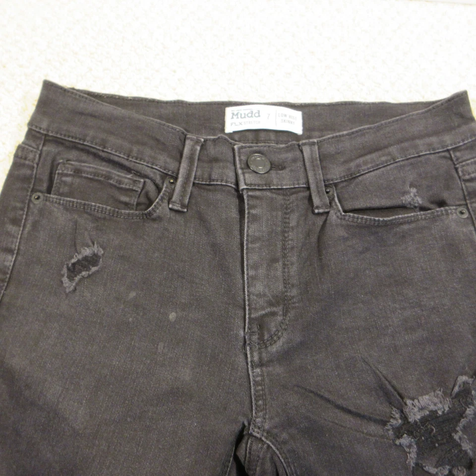 vaqueros elásticos mudd desgastados niñas talla 7 Foto 4 de 4
