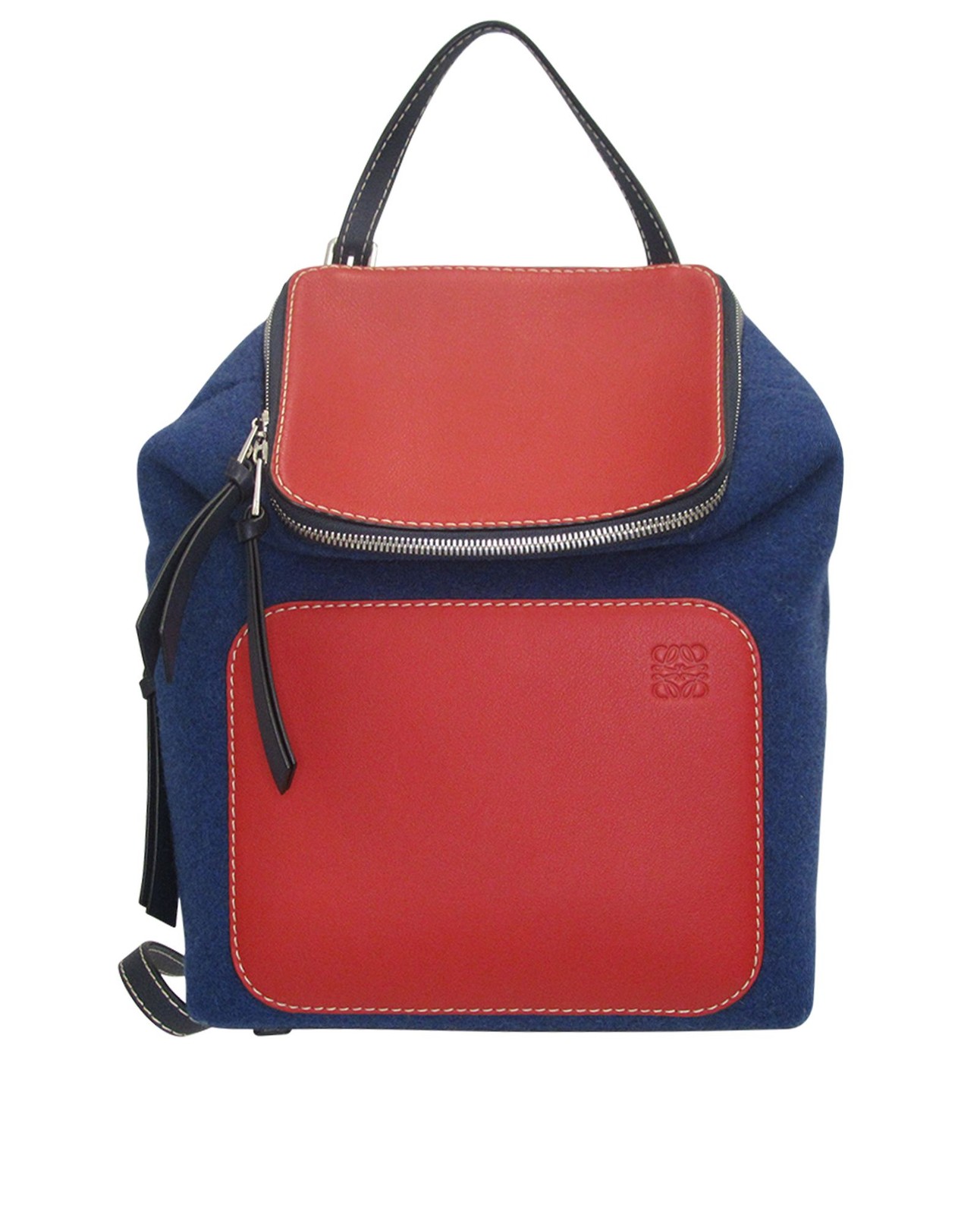 Loewe Mochila Goya Mochila Tejido - General Azul Rojo