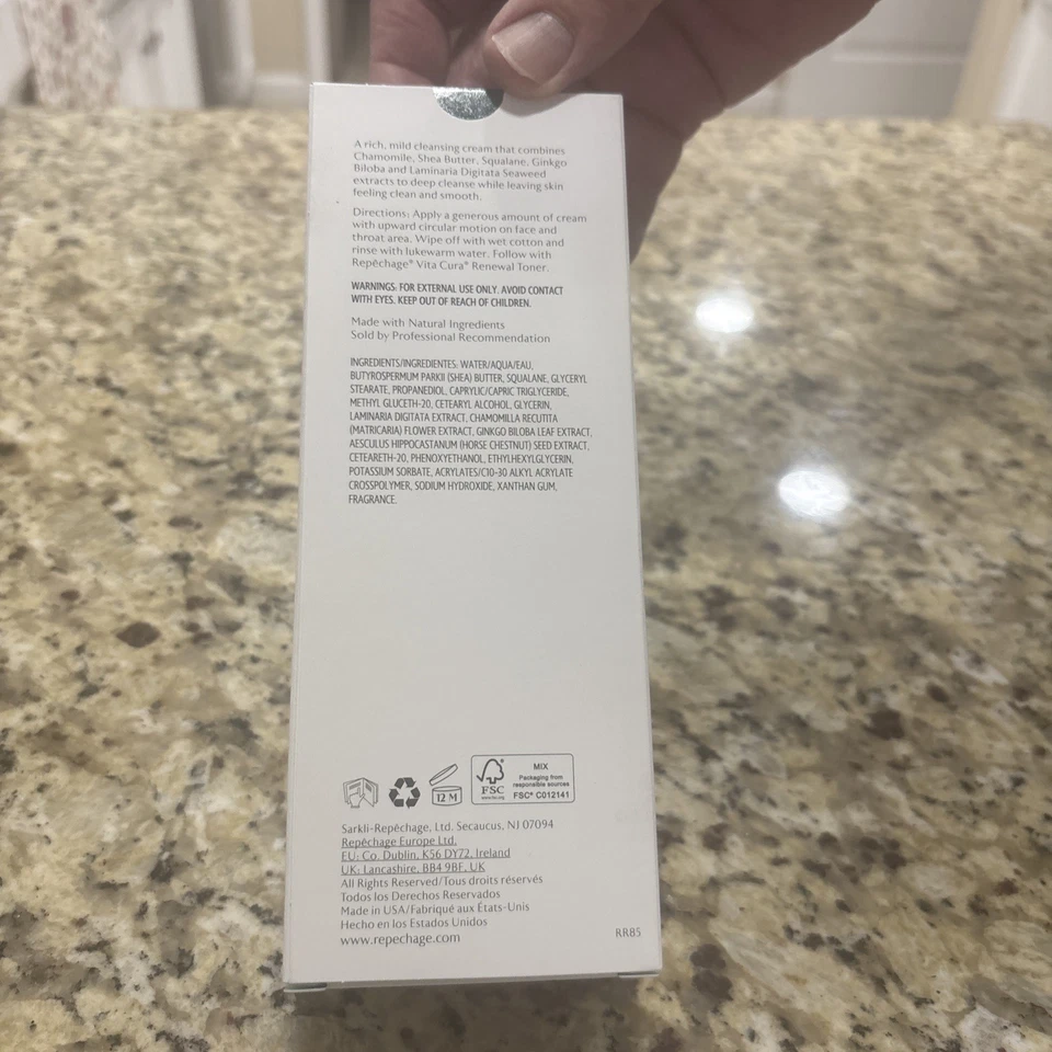 Crema limpiadora triple acción Repechage Vita Cura 177 ml 6 oz NUEVA ENVÍO RÁPIDO Foto 2 de 3