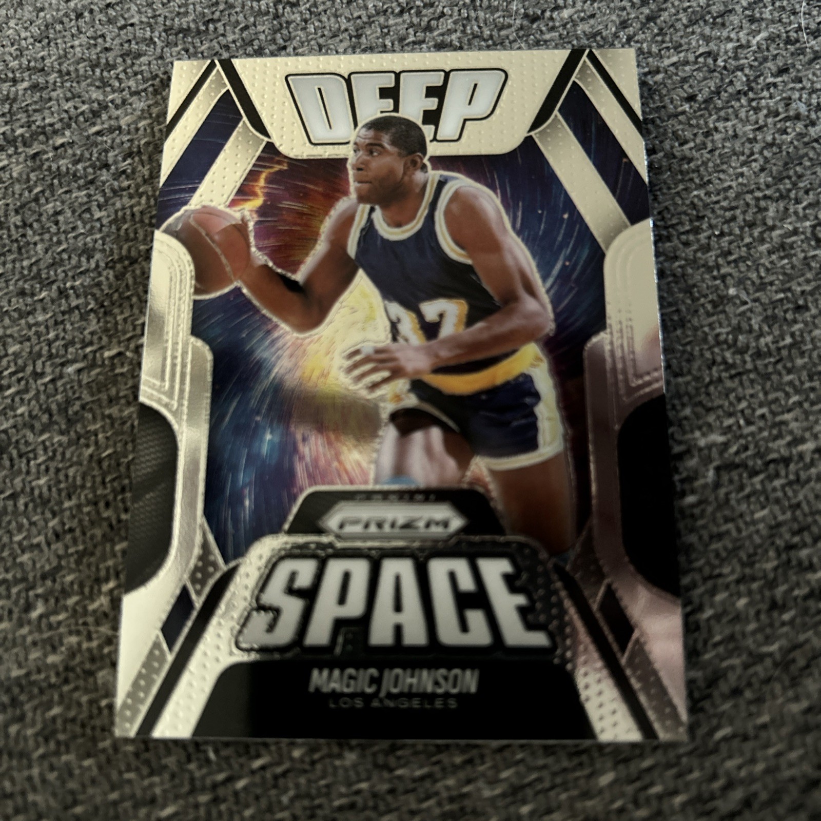 2026 Panini Prizm Silver Deep Space Magic Johnson LA Lakers #11