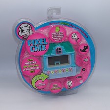 Pixel Chix house NIB House Light Blue 3-D world NEW Mattel rare