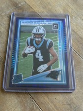 2025 Donruss Optic - Rated Rookie Tetairoa McMillan #209 Purple Shock Prizm RC 