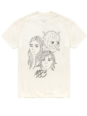 M83 Off-White T-Shirt mit kurzen Ärmeln Herren