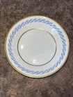 Pope Gosser Liberty Blue China Bowl Made In USA 7.5 IN Vintage Coin Gold
