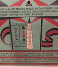 E-Z Way Automatic Bridge Scorer Spinner Wheel and Score Sheet Oil Cloth Cover — photo 5