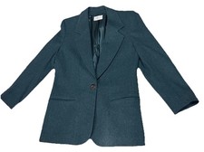 VTG Pendleton Womens 10 Top 12 Skirt Academia Wool Skirt Jacket Suit Green EUC