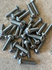 100 Slotless Screws 1/2 Inch 6-32  Plated  Ve...