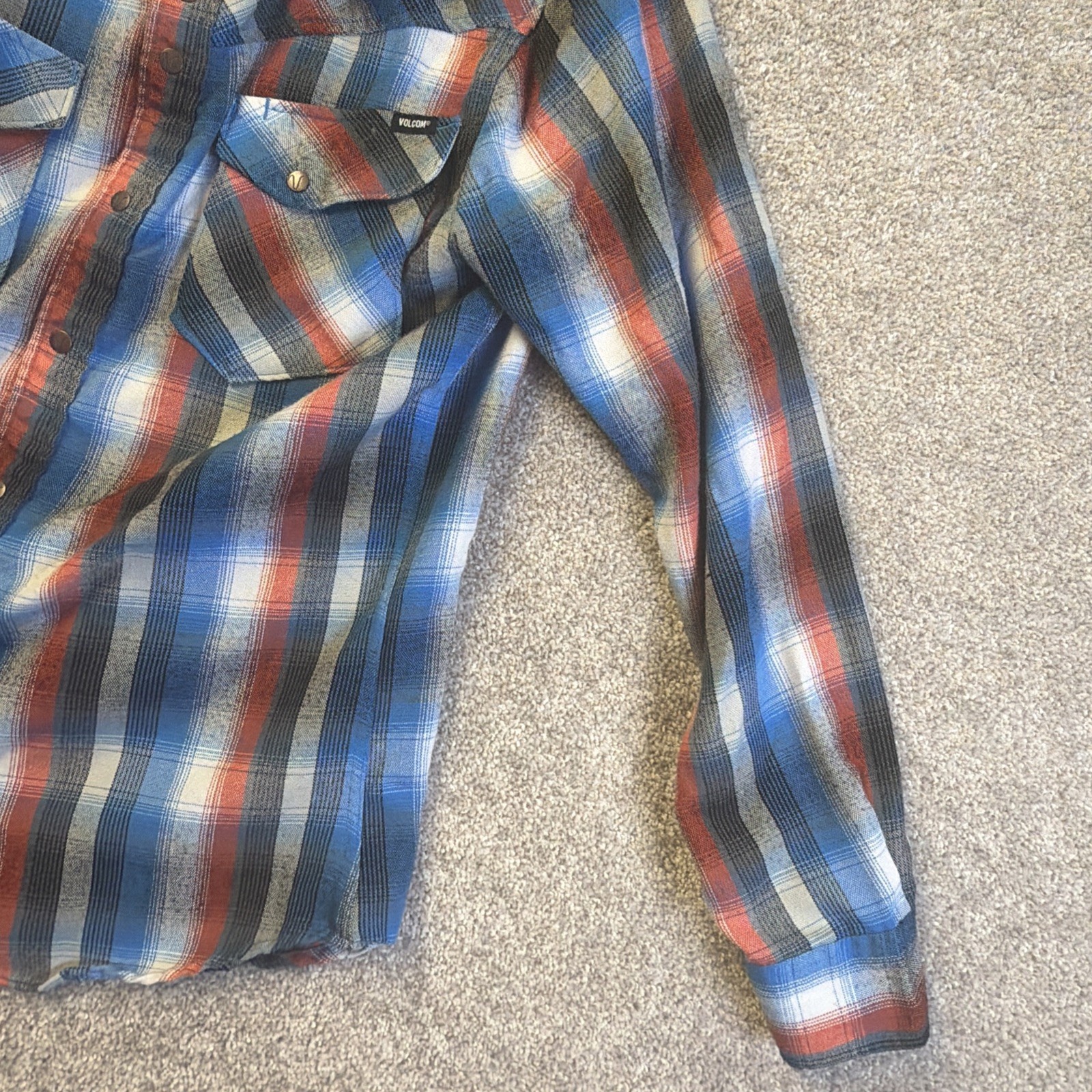 volcom workwear flannel small - image 10