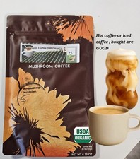 Organic mushroom coffee