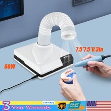 Dental Lab Dust Collector Vacuum Cleaner 60W W/LED Light Dentistry VacuumCleaner