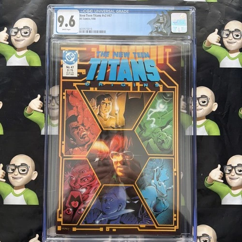 The New Titans v2 #47~CGC 9.6~1988~🏷️BATMAN Label🏷️~🔥HIGHEST GRADE🔥TOP POP🔥
