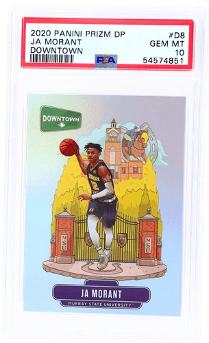 2020 Panini Prizm Draft Picks Ja Morant Downtown #8 PSA 10