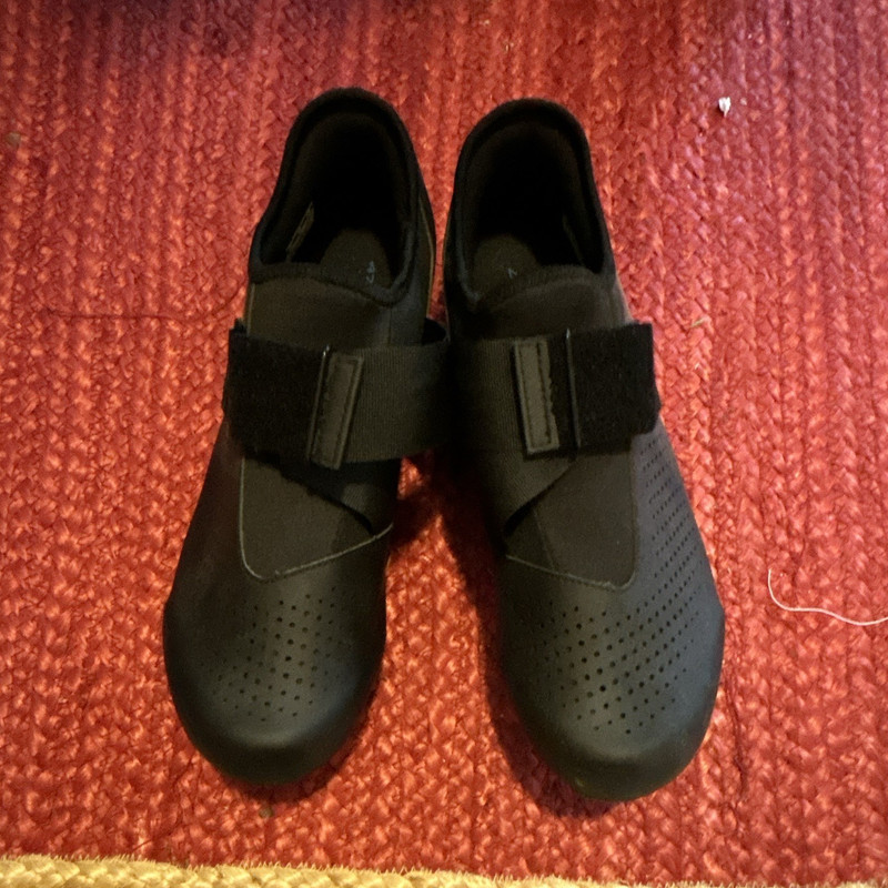 Shimano RP1 SH-RP100 Road Cycling Shoes Black EU 47 Hook & Loop 3-Bolt