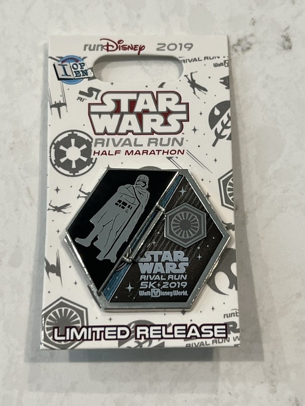 New 2019 Run Disney RunDisney Star Wars Rival Run 5K I Did It Pin Limited  