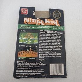 Ninja Kid - Box Only - Nintendo Nes - Authentic Slip Art - Hard Case (No Game)