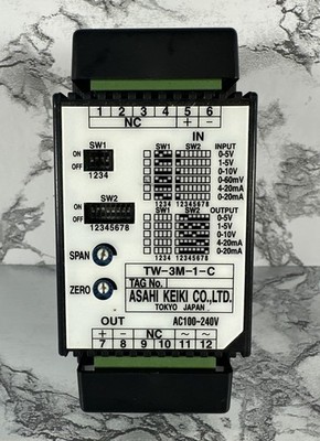 Asahi Keiki TW-3M-1-C Programmable Transmitter (Model: TW3M1C) Genuine
