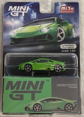 Mini GT #328 Lamborghini Huracán EVO Verde Mantis | eBay