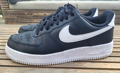 Nike AF1 07 Schwarz/Weiß Leder EU41