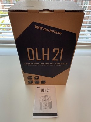 DarkFlash DLH21 Mini-ITX Case (White ) w/ Noctua Fan (LED Not Working)