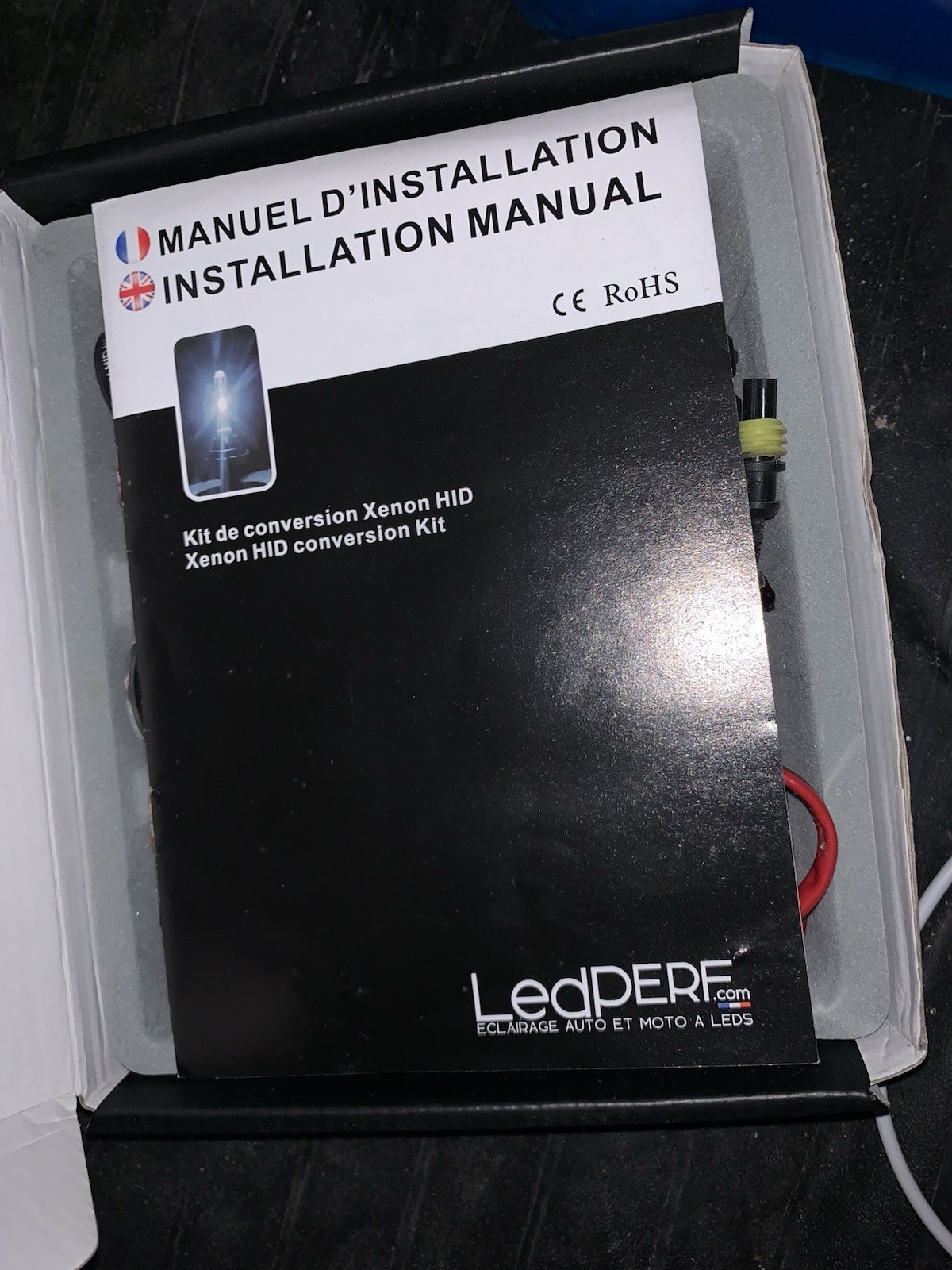 Kit conversion Xénon HID Led Perf moto finition premium longue durée