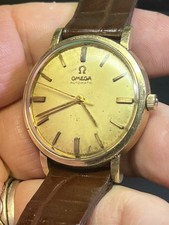 Vintage Omega Automatic Cal 550 Men’s Watch 35mm 10K Gold Filled Working Well!