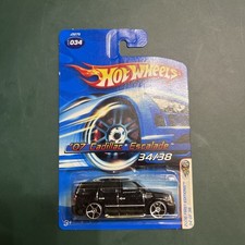 2006 Hot Wheels First Editions 34/38 ‘07 Cadillac Escalade Black Variant OH5
