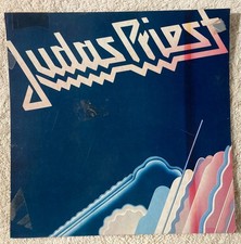 Judas Priest Record Flat Display Piece Mini Poster Tape Marks Wear