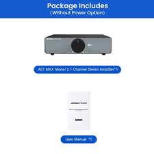 AIYIMA A07 MAX Amplificatore Home Audio 300W X2 TPA3255 Classe D Amplificatore A