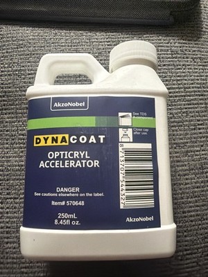 Akzo Nobel Dyna Coat Opticryl Accelerator - 250ml 8.45 Fl OZ x2 Pack Retail 195$