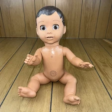 Luvabella Interactive Baby Doll Spinmaster 22700 Brown Eyes TESTED WORKS GREAT!