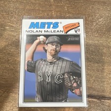 Topps 2026 Heritage Nolan McLean New York Mets Rookie #150 Baseball Card
