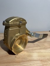 RIV 561 4” Brass Quick Opening Lever Gate Valve FNPT x FNPT PN10 150 PSI