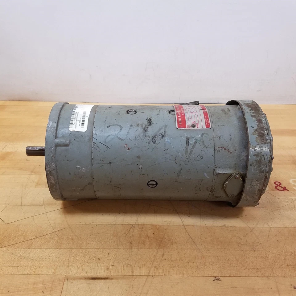General Electric 5BCD56RD398 DC Motor, 1HP, 1725RPM, 56C Frame - USED - Image 3 of 4