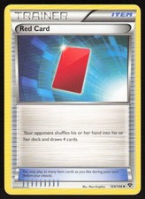 Pokemon Red Card Uncommon 124/146 XY Base Set LP