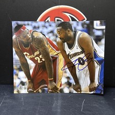 Gilbert Arenas Signed Washington Wizards 8x10 Photo Autographed NBA Beckett BAS