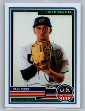 2023 Panini Stars & Stripes USA Baseball Dane Perry Rookie Team USA RC #37