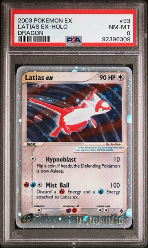 Latias ex graded PSA 8 for sale on eBay