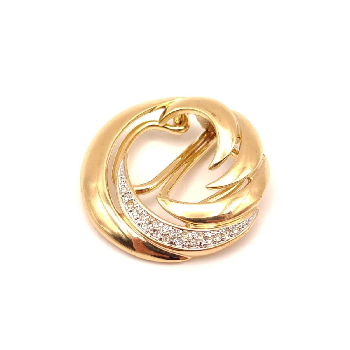 ⭐ Pierre Lang Brosche Anstecknadel Stecker Pin Anhänger Perle Stein Gold 059 ⭐